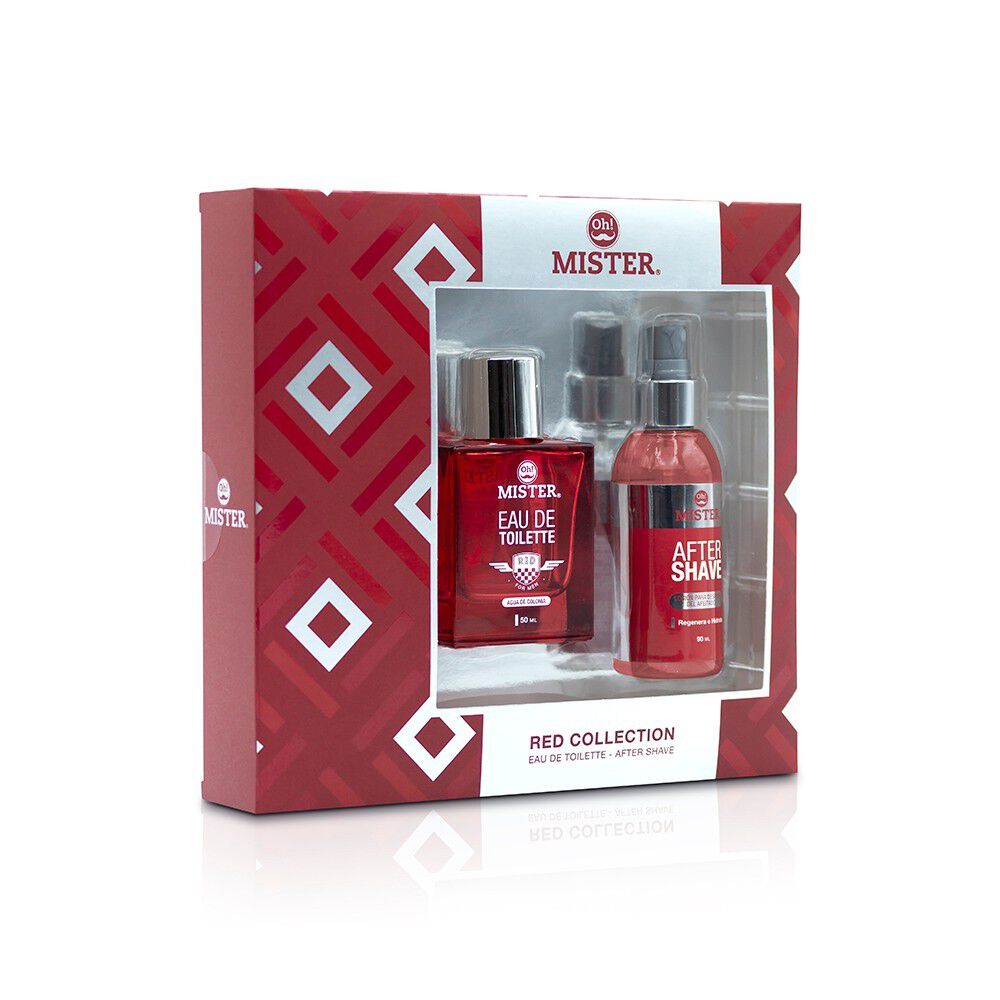 Mister Red-Eau-de-Toilette-Spray-50-mL-+-After-Shave-100-mL-imagen-1